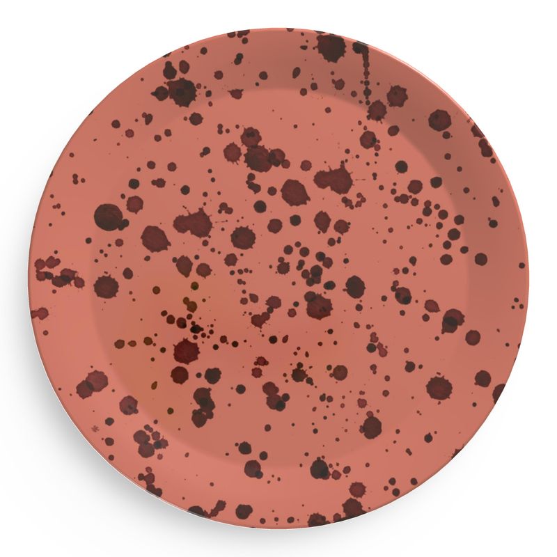 Assorted Red Dahlia Collection Party Plates