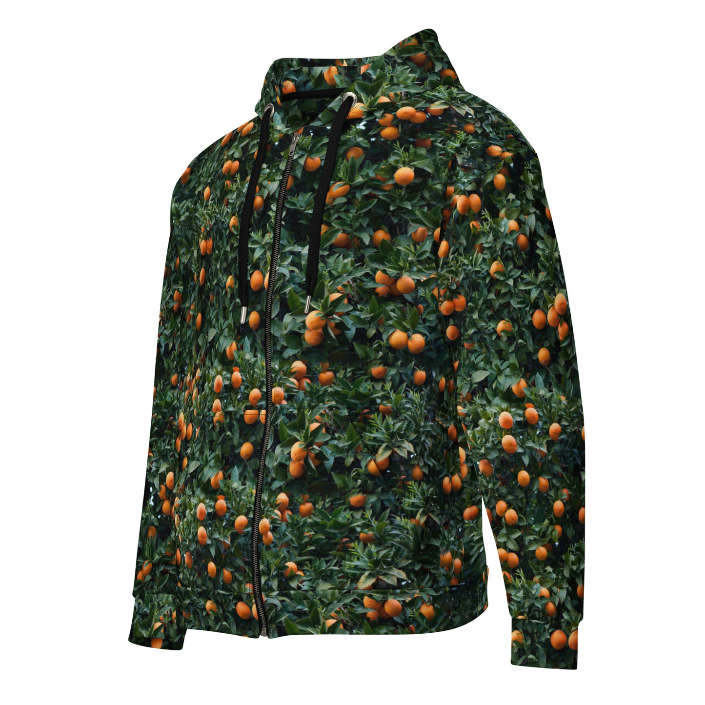 Orange Tree Zip Hoodie