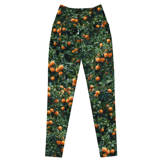 Orange Tree Leggings
