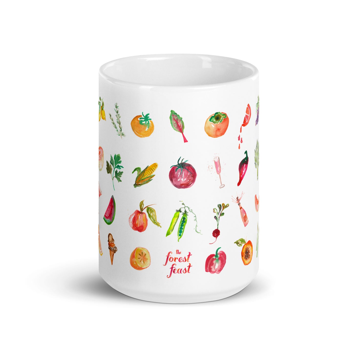 Forest Feast Classic Large Ceramic Mug (15 oz)
