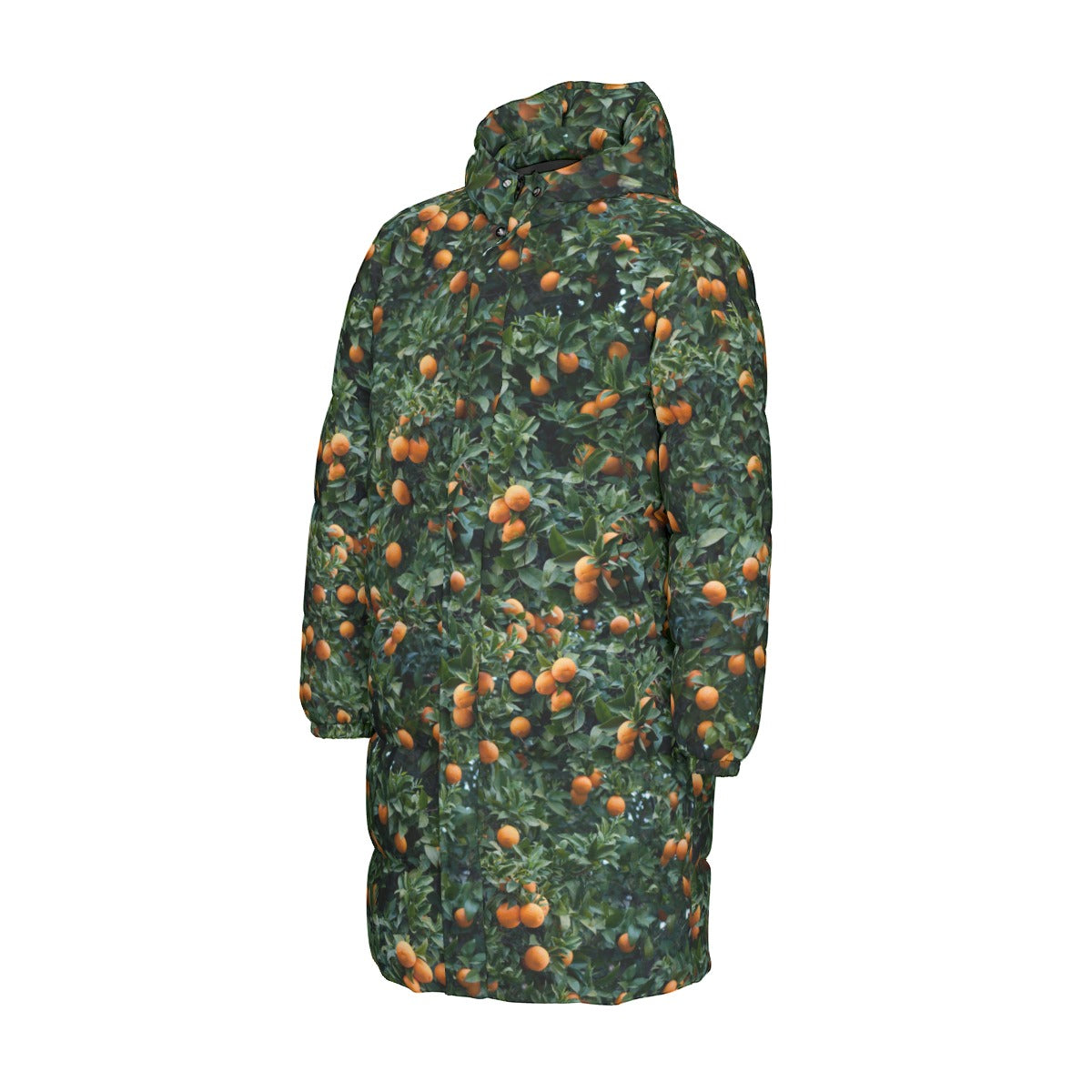 Orange Tree Puffer Coat