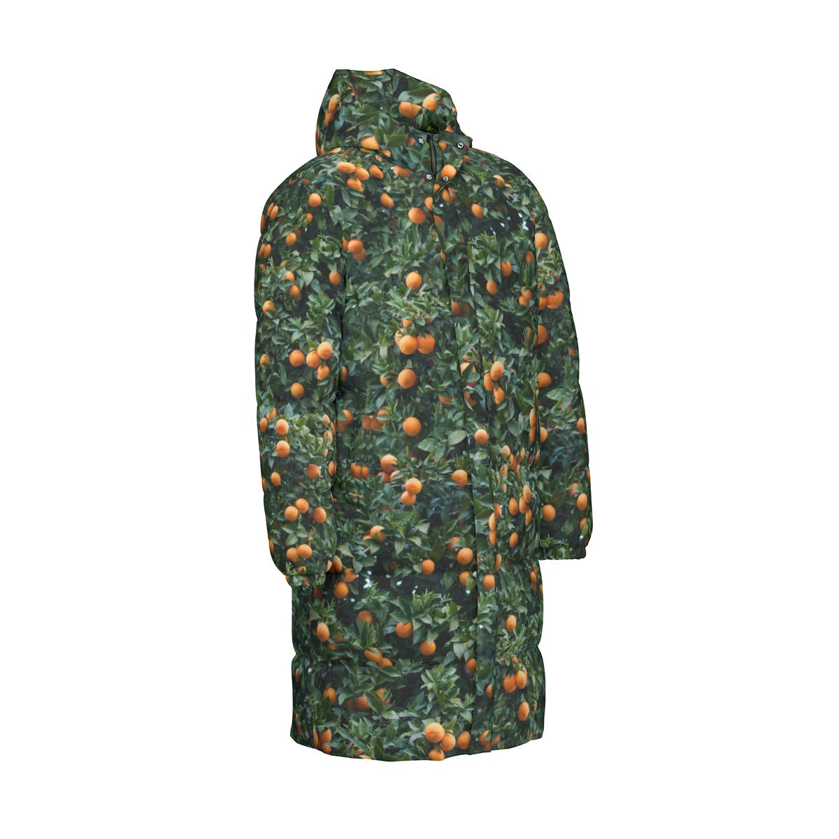 Orange Tree Puffer Coat