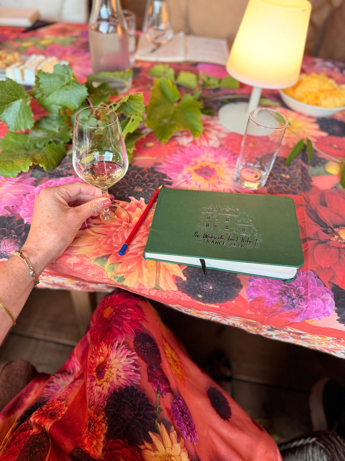 Autumn Dahlia Tablecloth