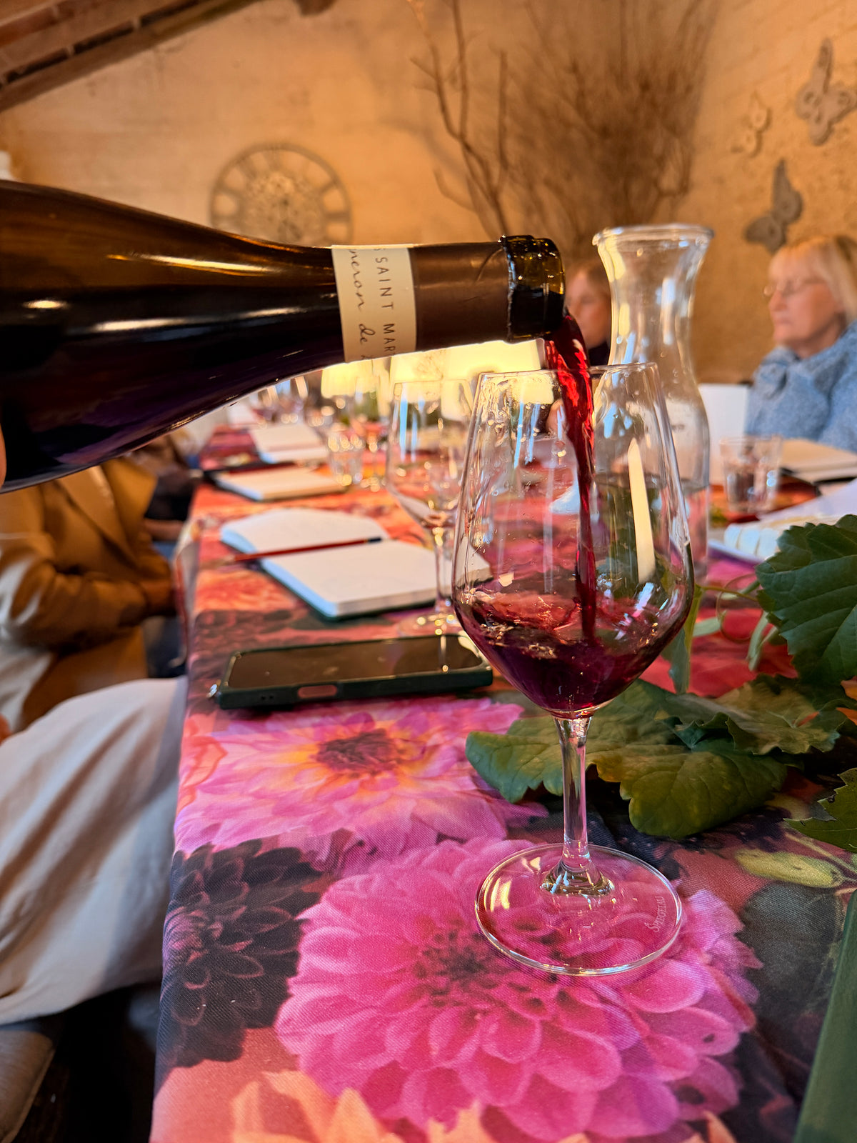 Autumn Dahlia Tablecloth