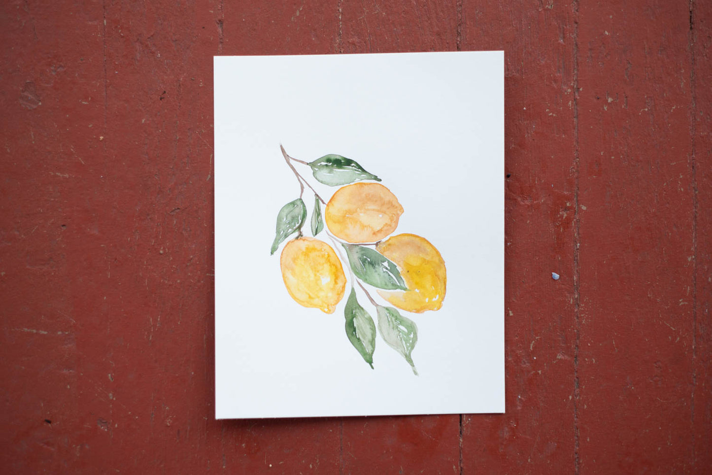 Lemon painting