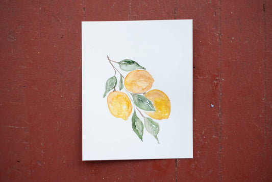 Lemon painting