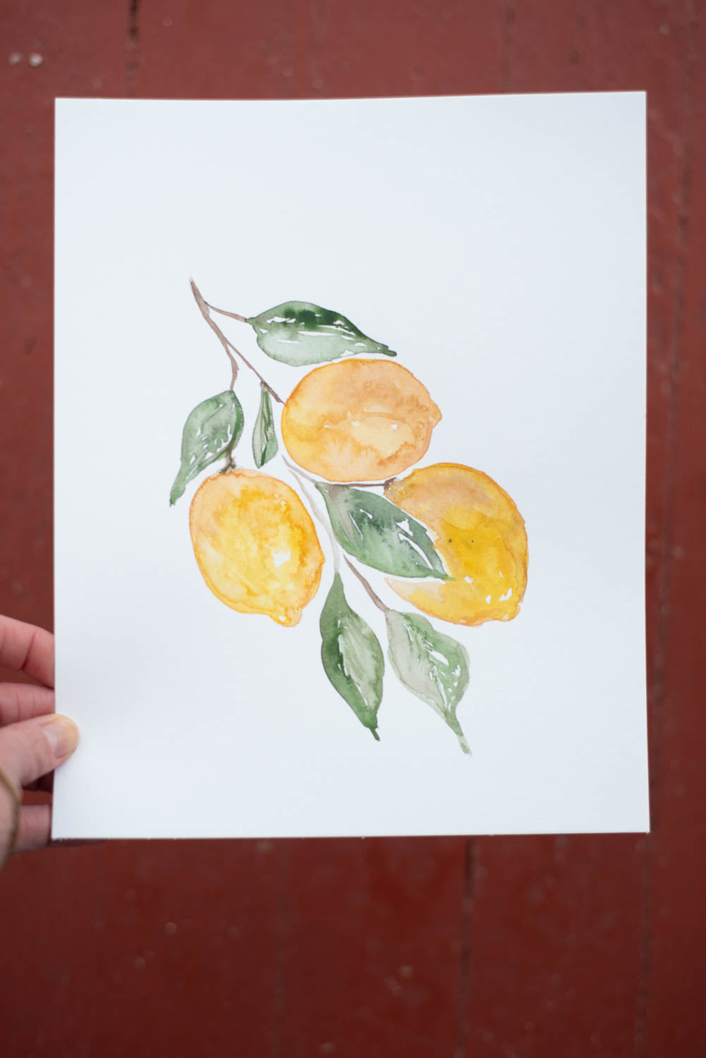 Lemon painting