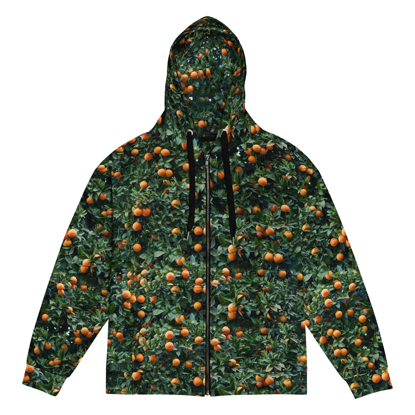 Orange Tree Zip Hoodie