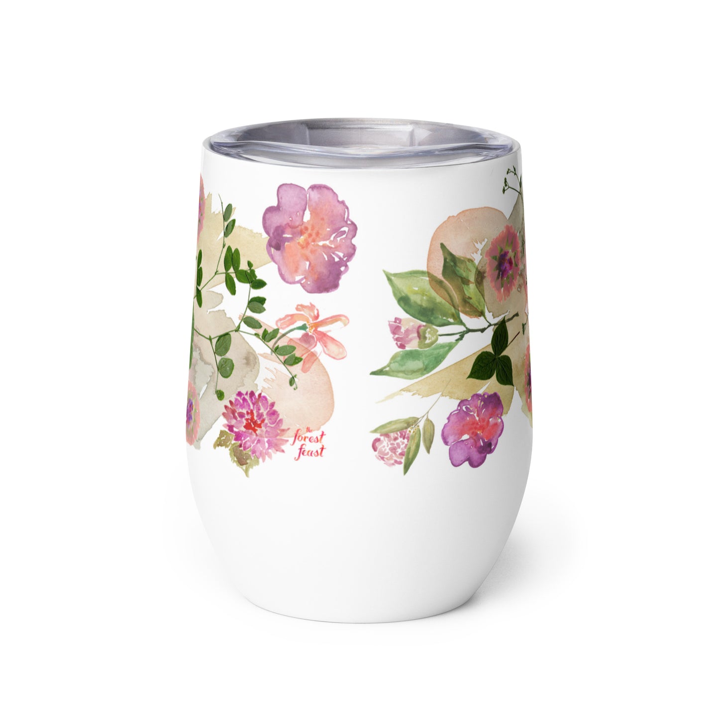 Peony Wine Tumbler