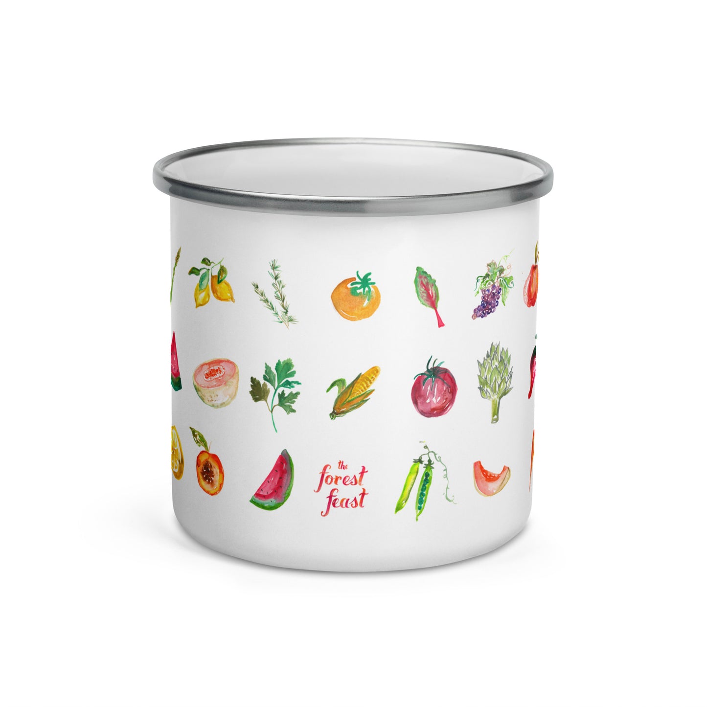 Forest Feast Classic Enamel Mug