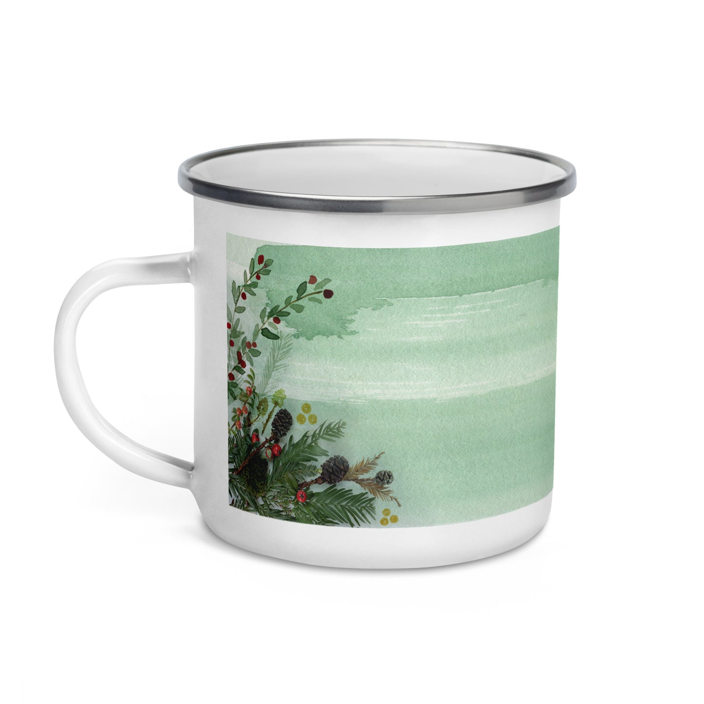 Winter Woods Enamel Mug